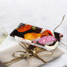 wholesale most popular disposable plastic sushi display tray container box